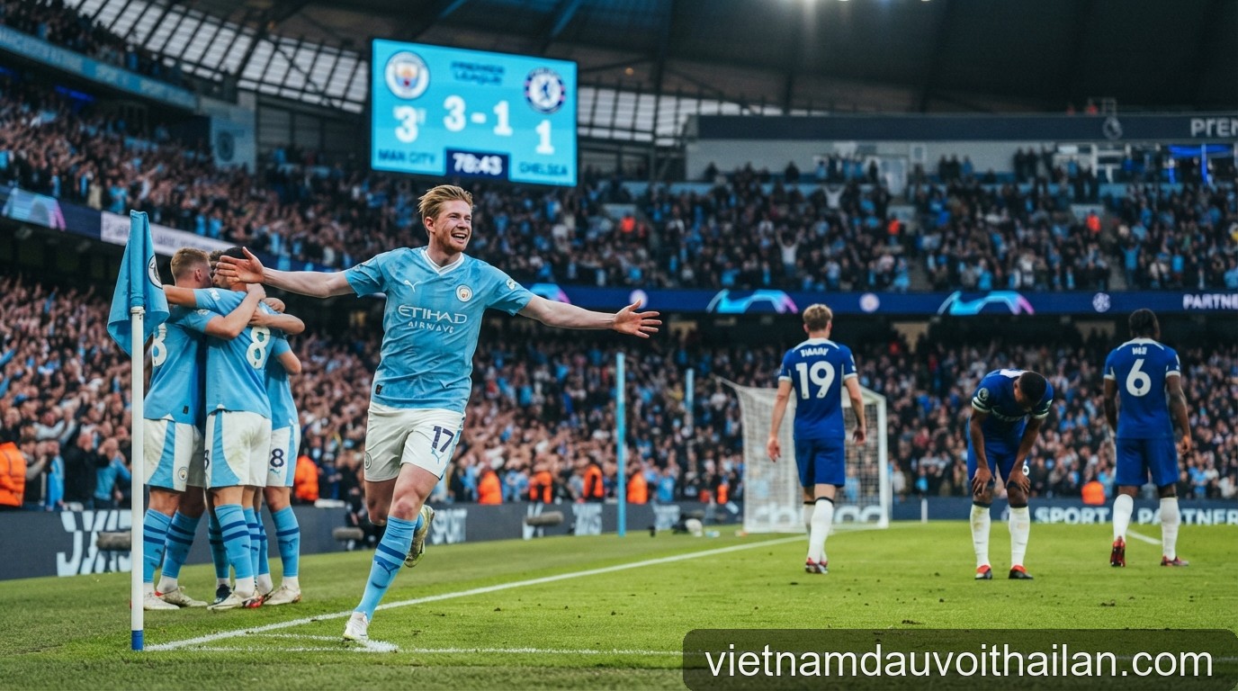 Premier League 2026/27: Man City độc chiếm ngôi đầu, dấu hỏi cho Chelsea thời Xabi Alonso